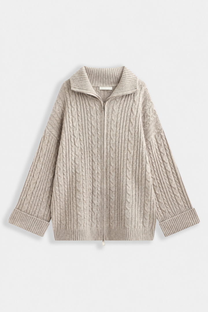 Celine Zip-Cardigan