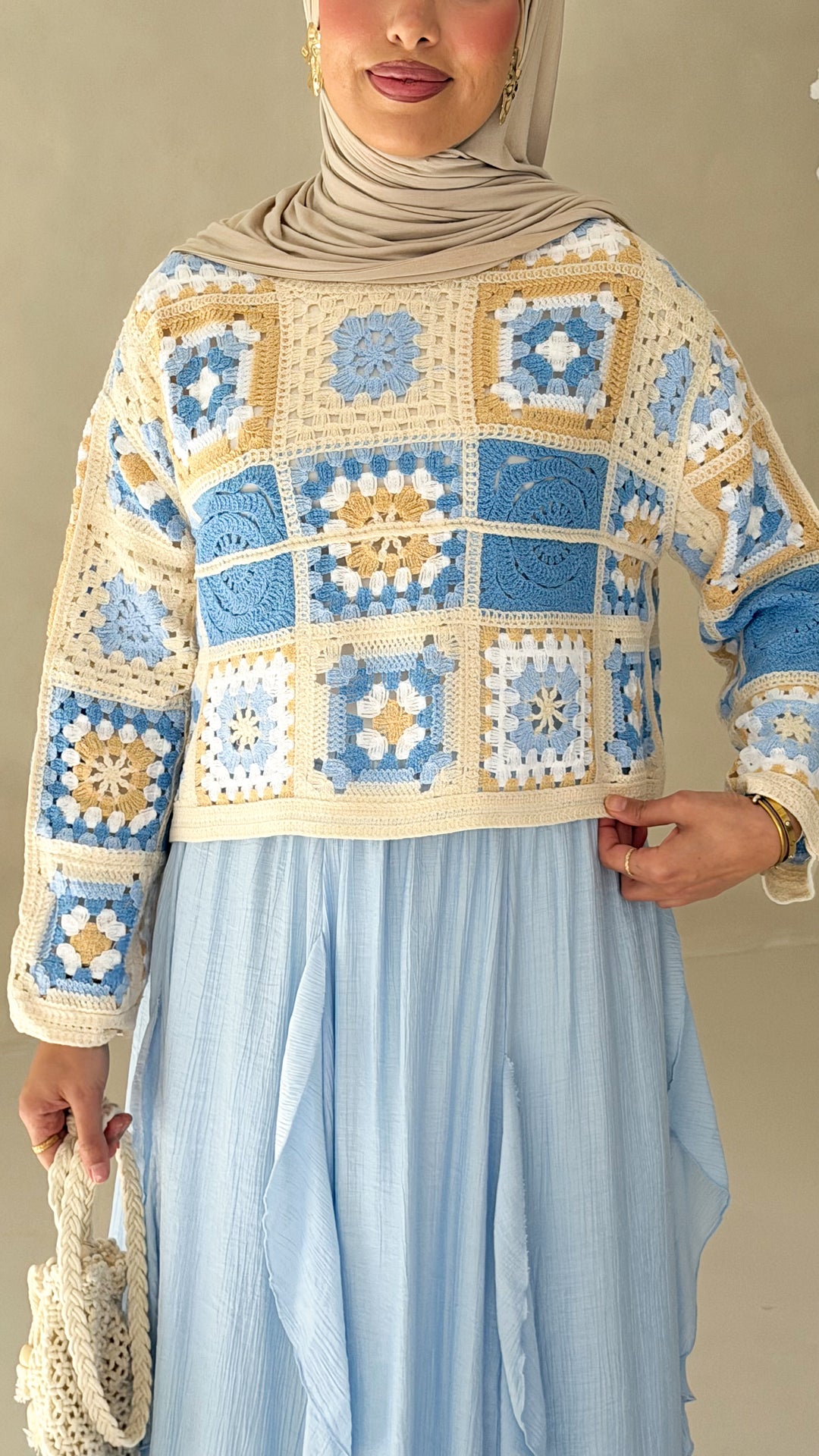 Velina Oberteil Blau