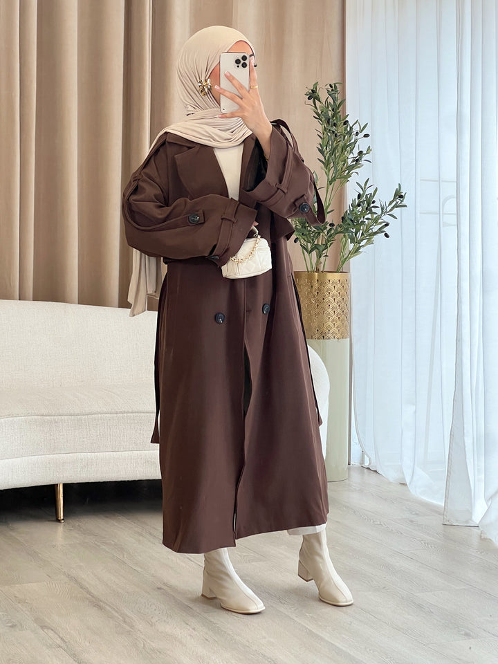 Ella Trenchcoat in Braun