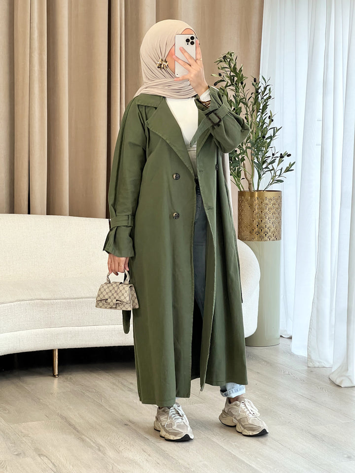 Miri Denim Trenchcoat