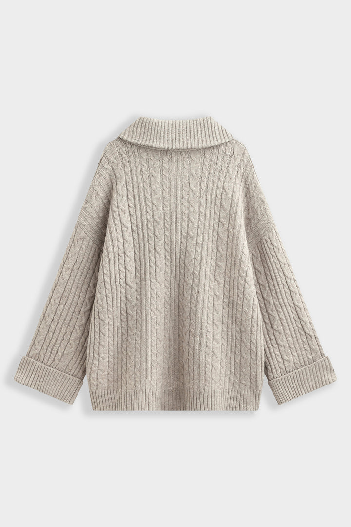 Celine Zip-Cardigan