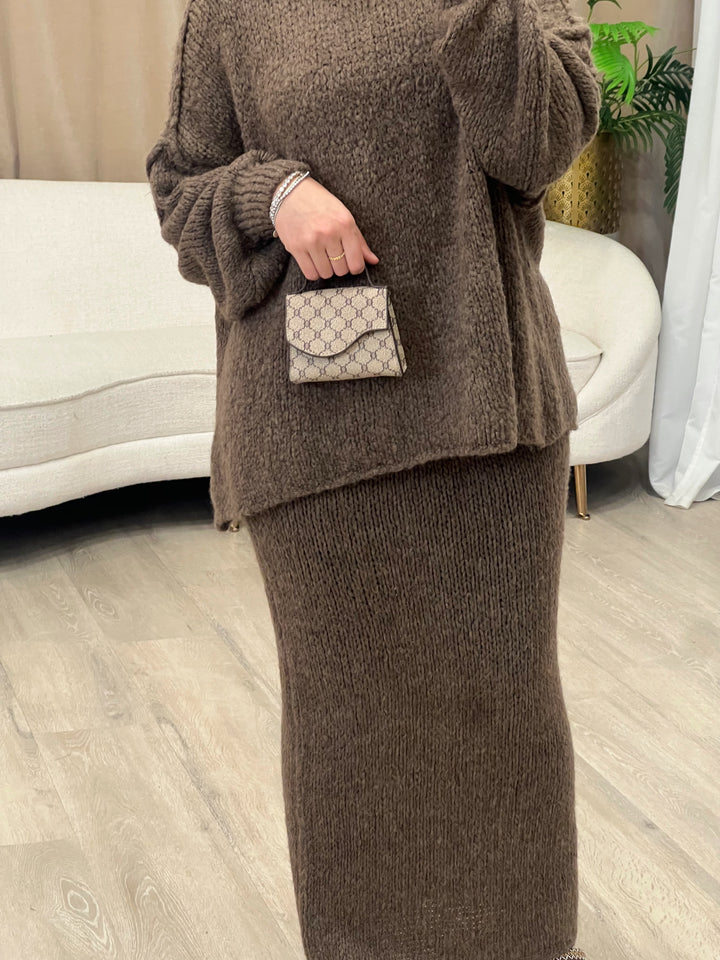 Nala Woll-Set in Mocha
