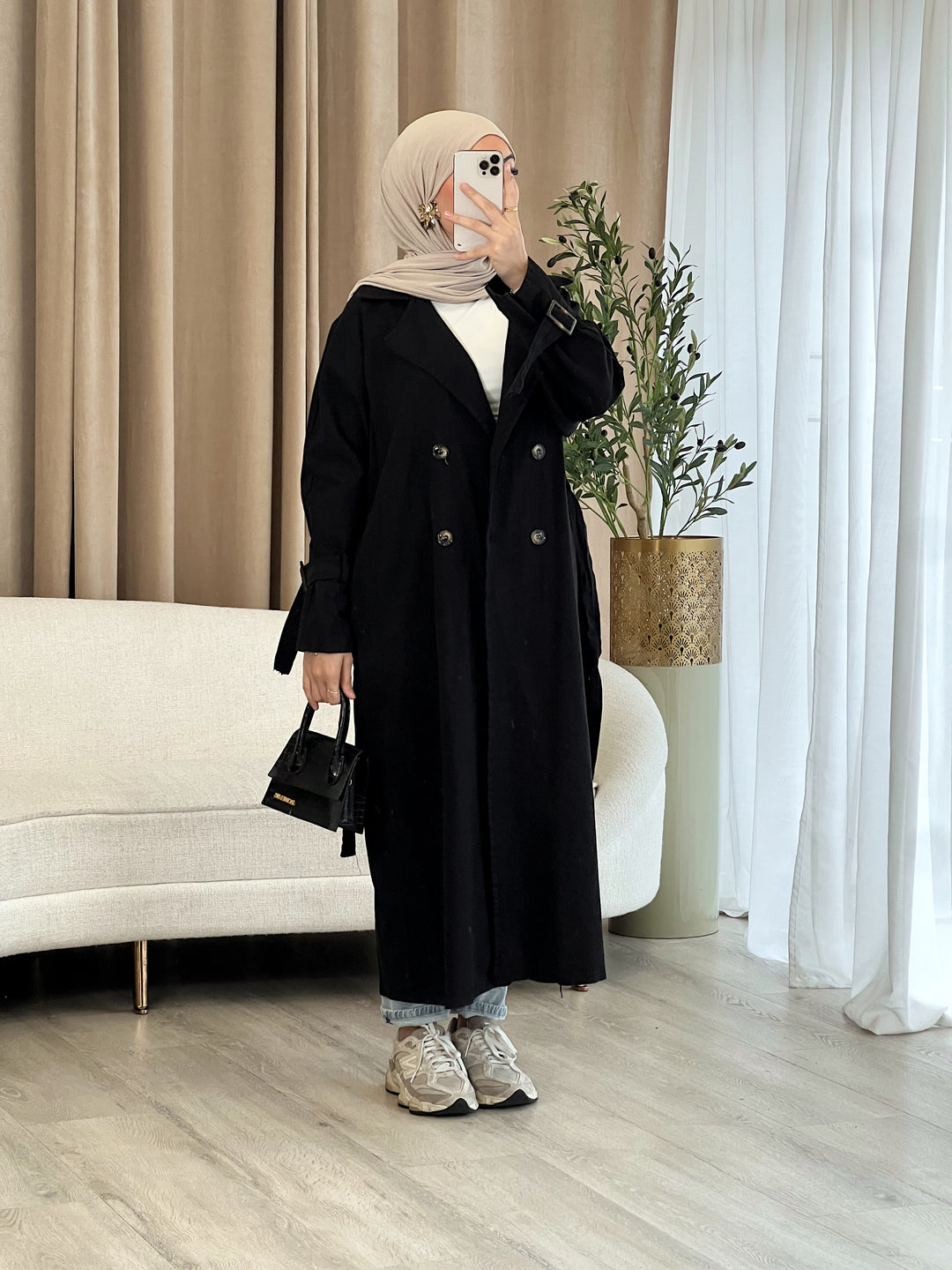 Miri Denim Trenchcoat