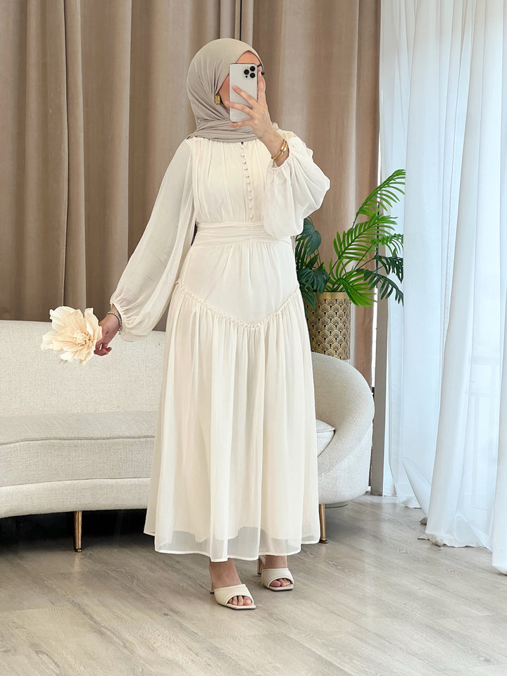 Mykonos Kleid in Creme