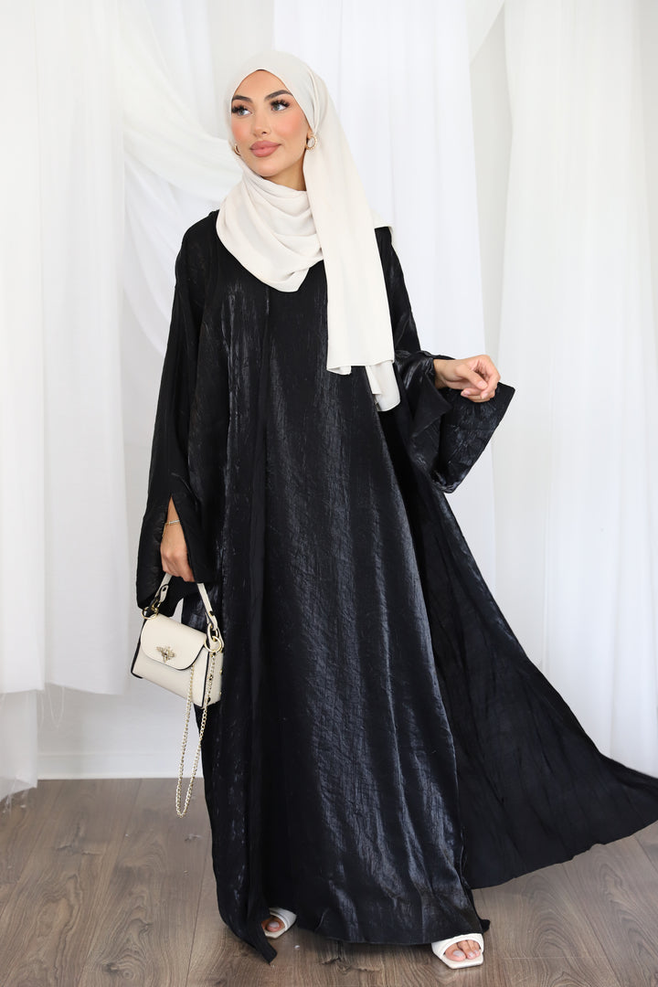 Aseel Abaya Set in Schwarz