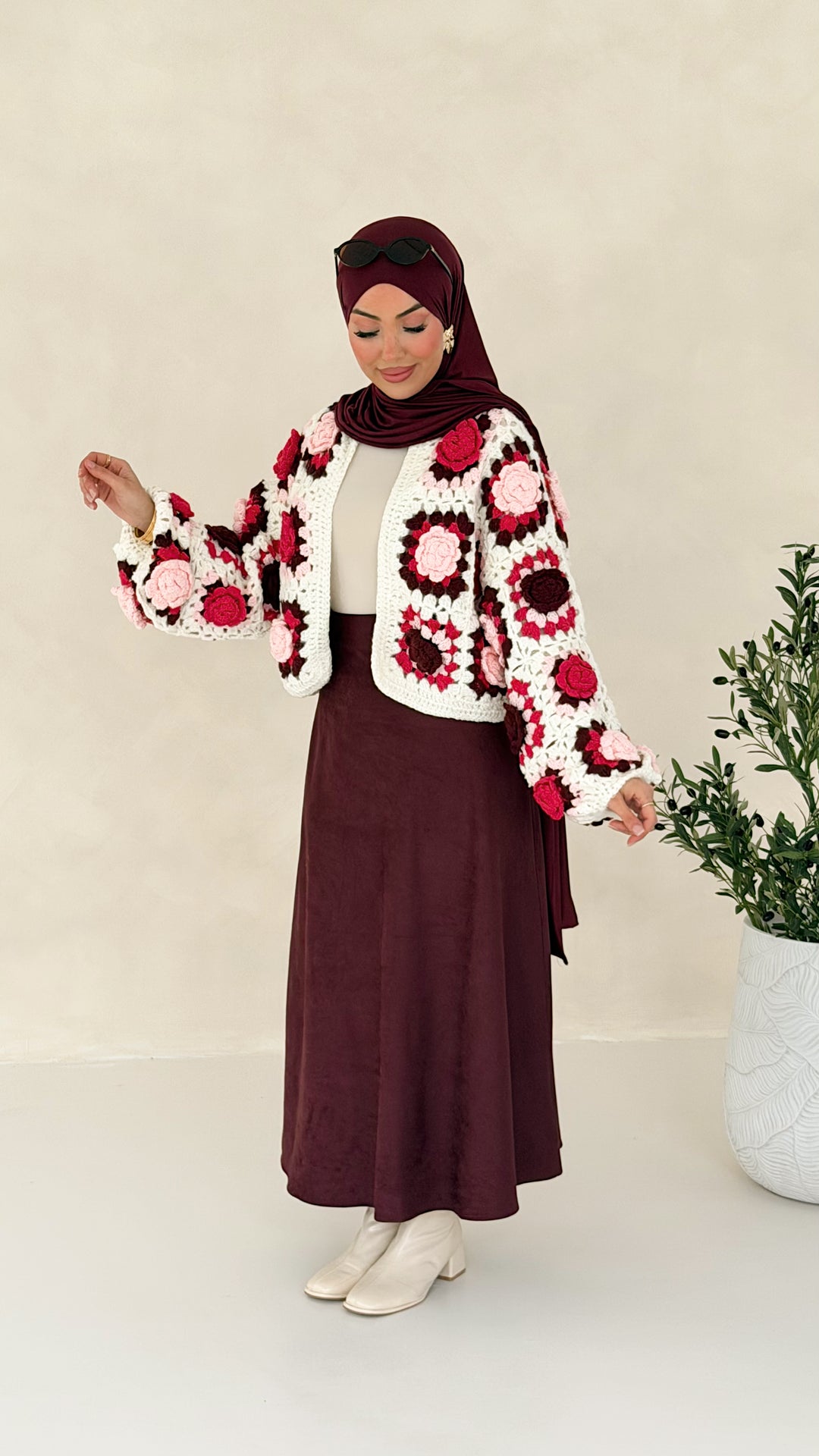 Luna Bloom Handmade Cardigan