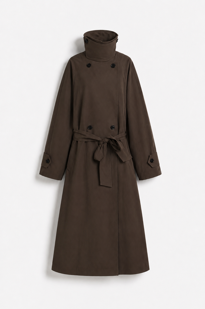 Avelie Trenchcoat mit Stehkragen