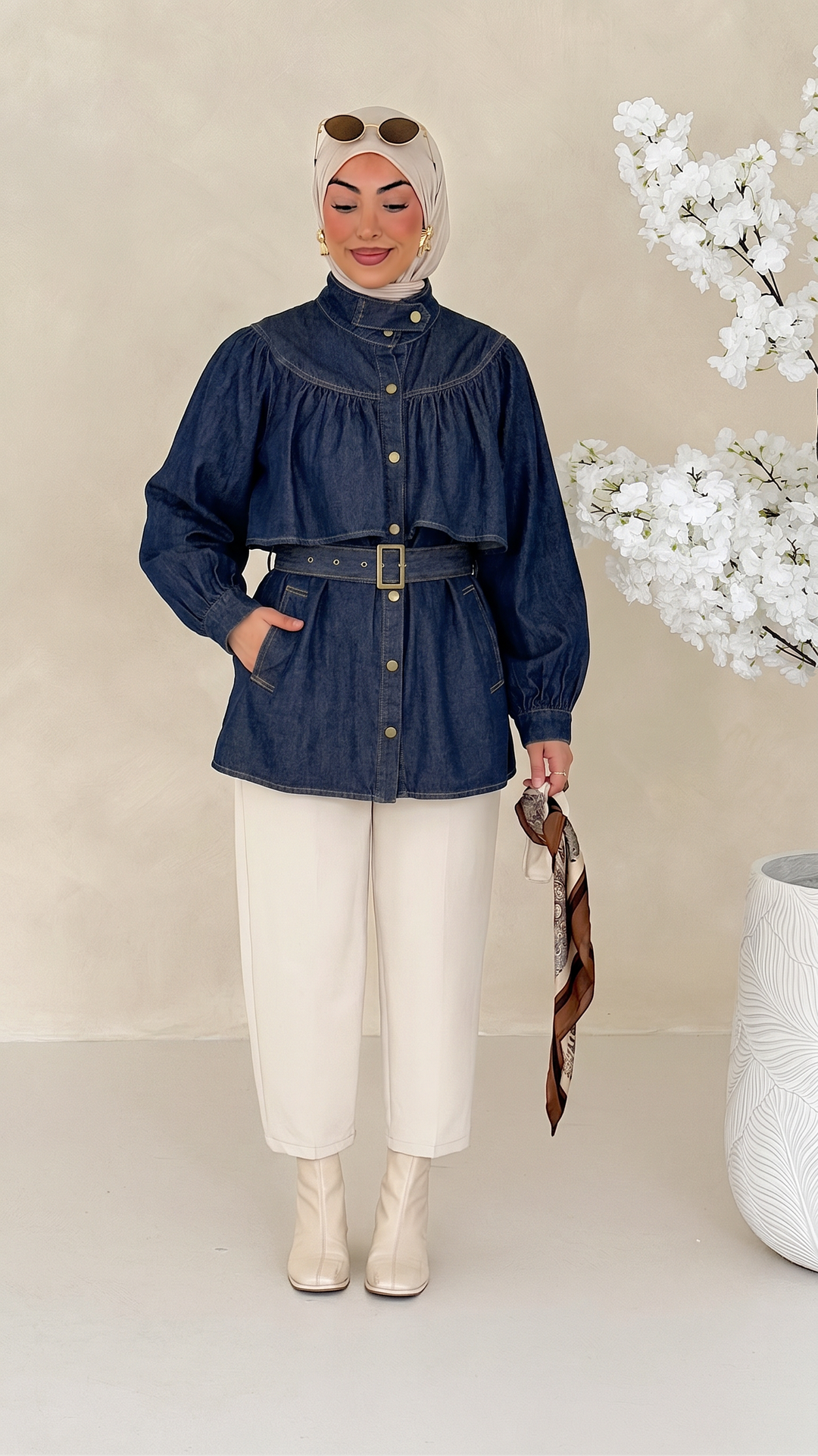Classy Denim Tunika