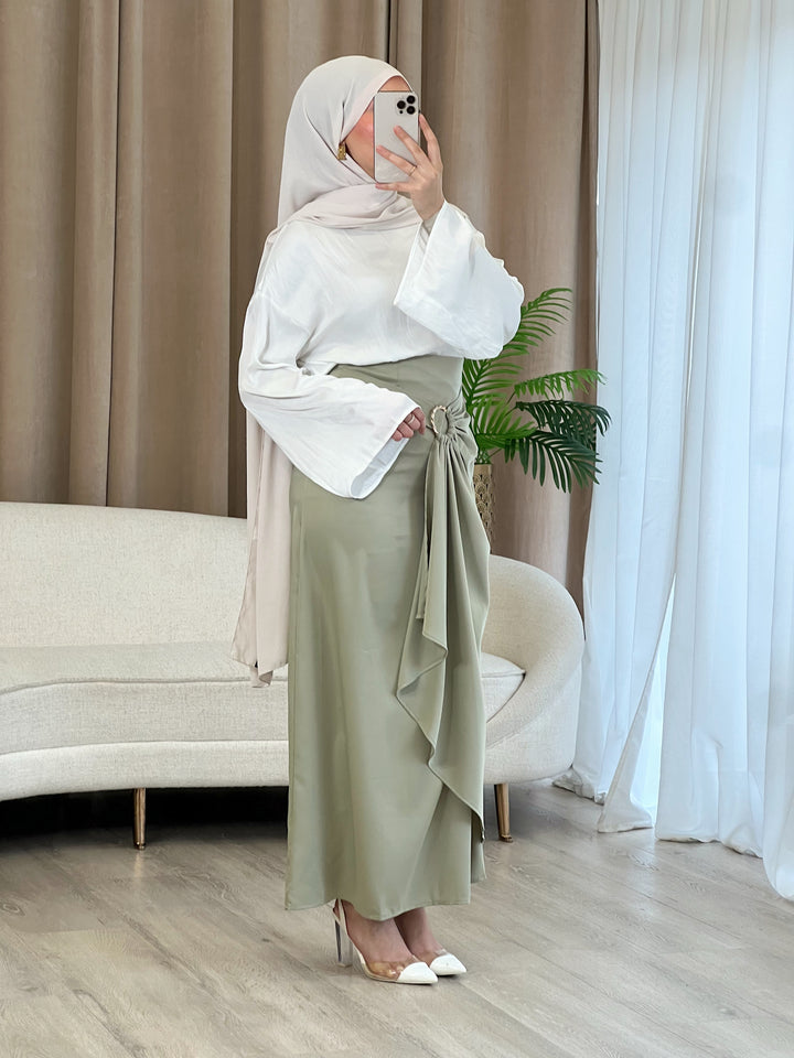 Marbella Maxi Rock in Mint