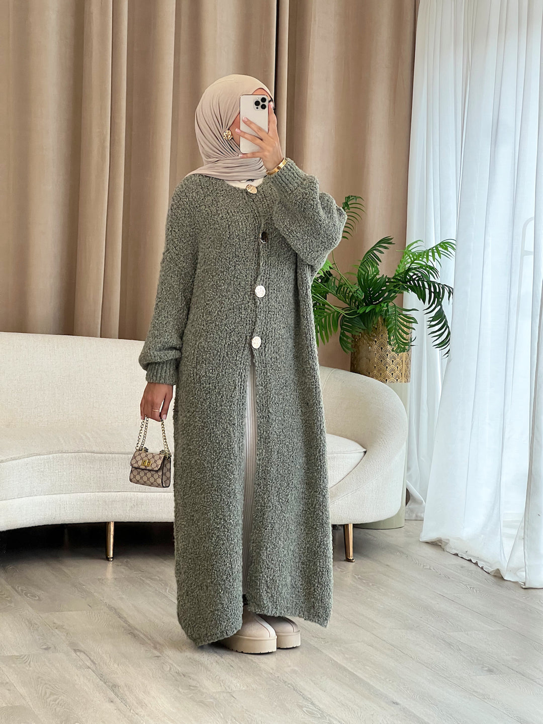 Cloudy Teddy Cardigan