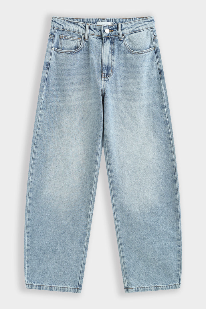 Barrel Denim Hose