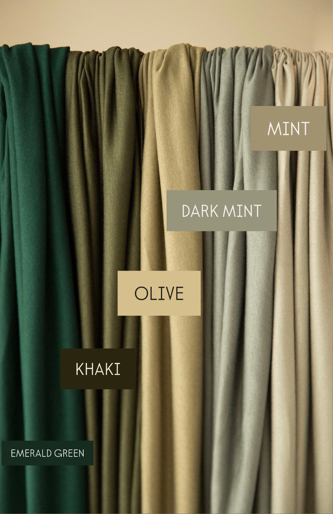 Jersey Hijab in Emerald Green
