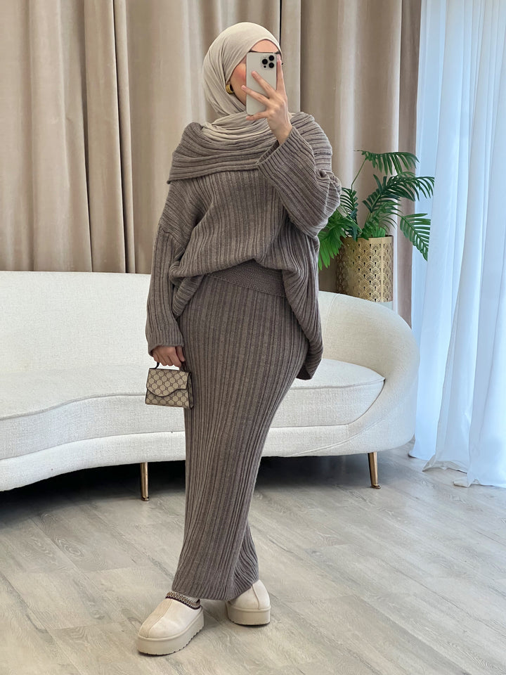 Meryem Set in Mocha