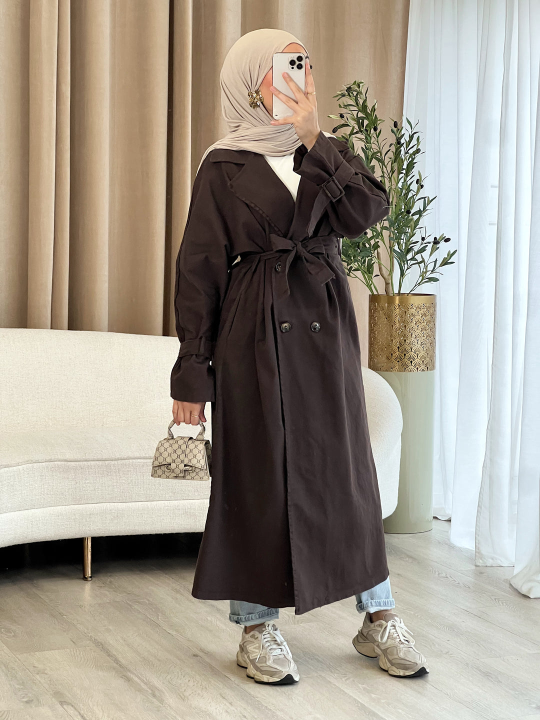 Miri Denim Trenchcoat