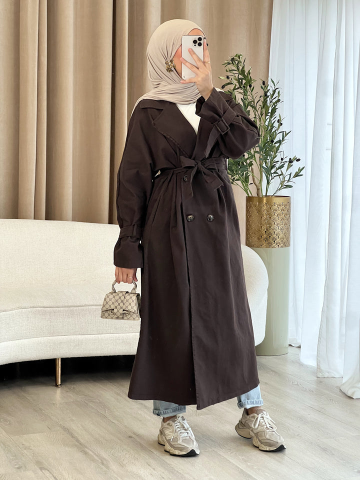 Miri Denim Trenchcoat
