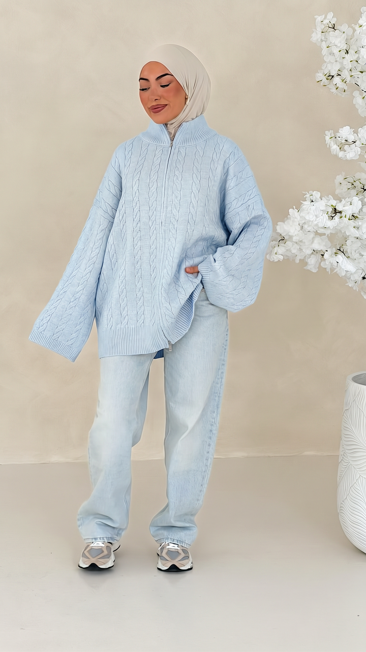 Nelia Zopfstrick Cardigan