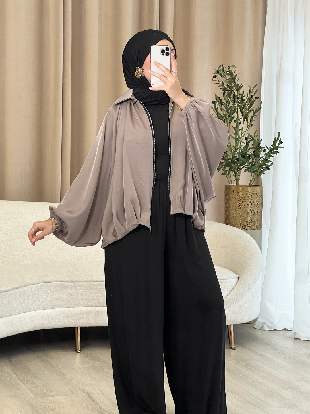 Layli Satin-Jacke