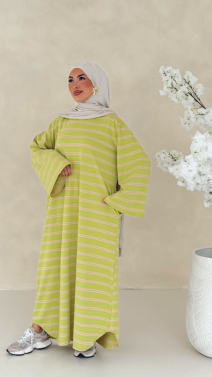 Essential gestreiftes Kleid