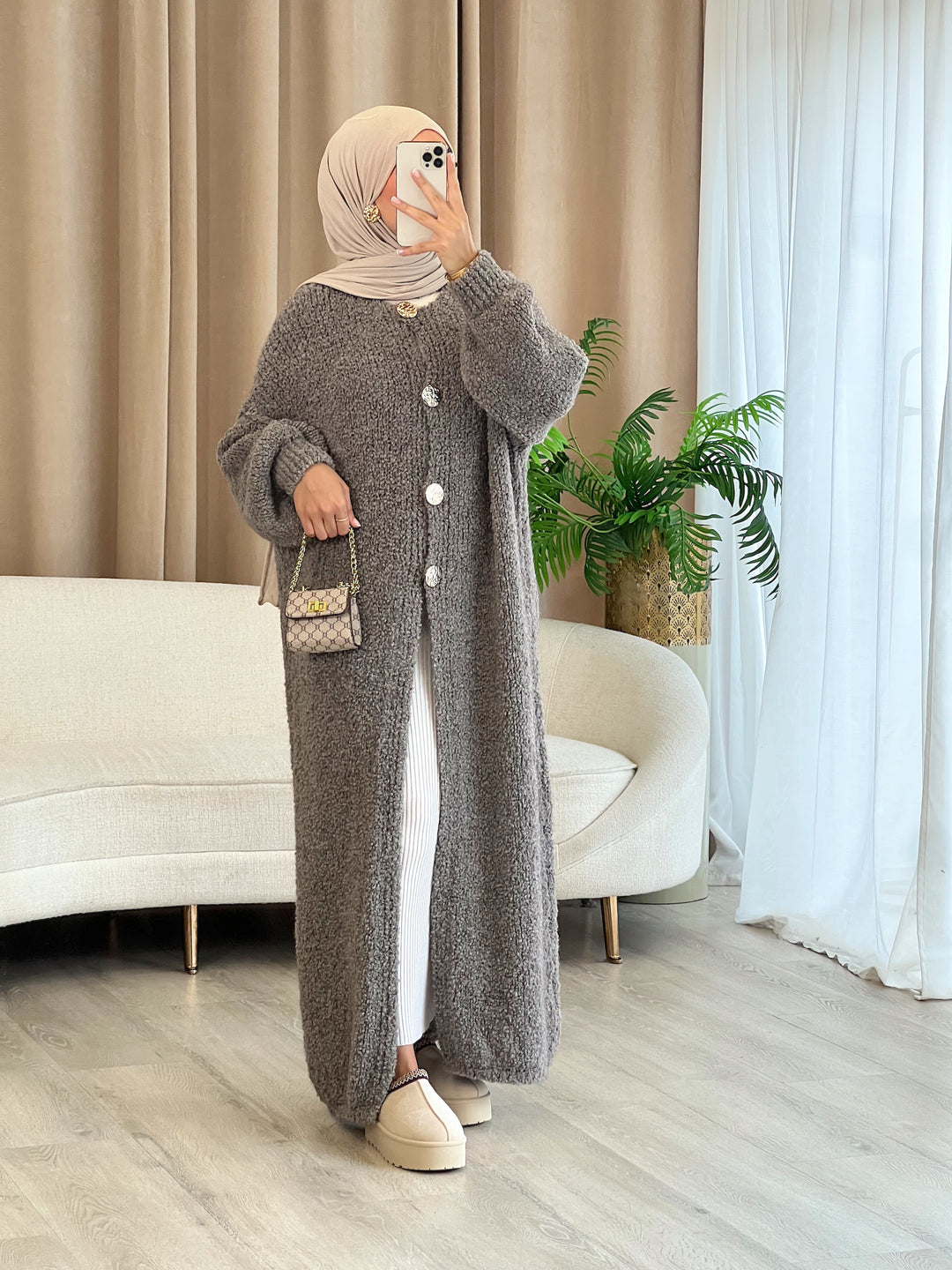 Cloudy Teddy Cardigan