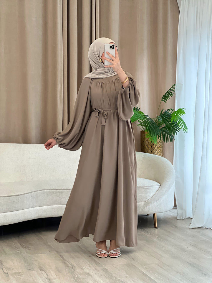 Sahar Kleid in Taupe