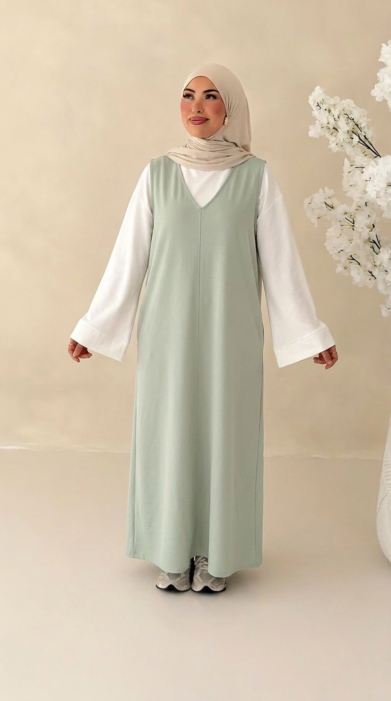 Basic Latz-Kleid