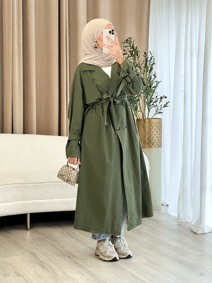 Miri Denim Trenchcoat