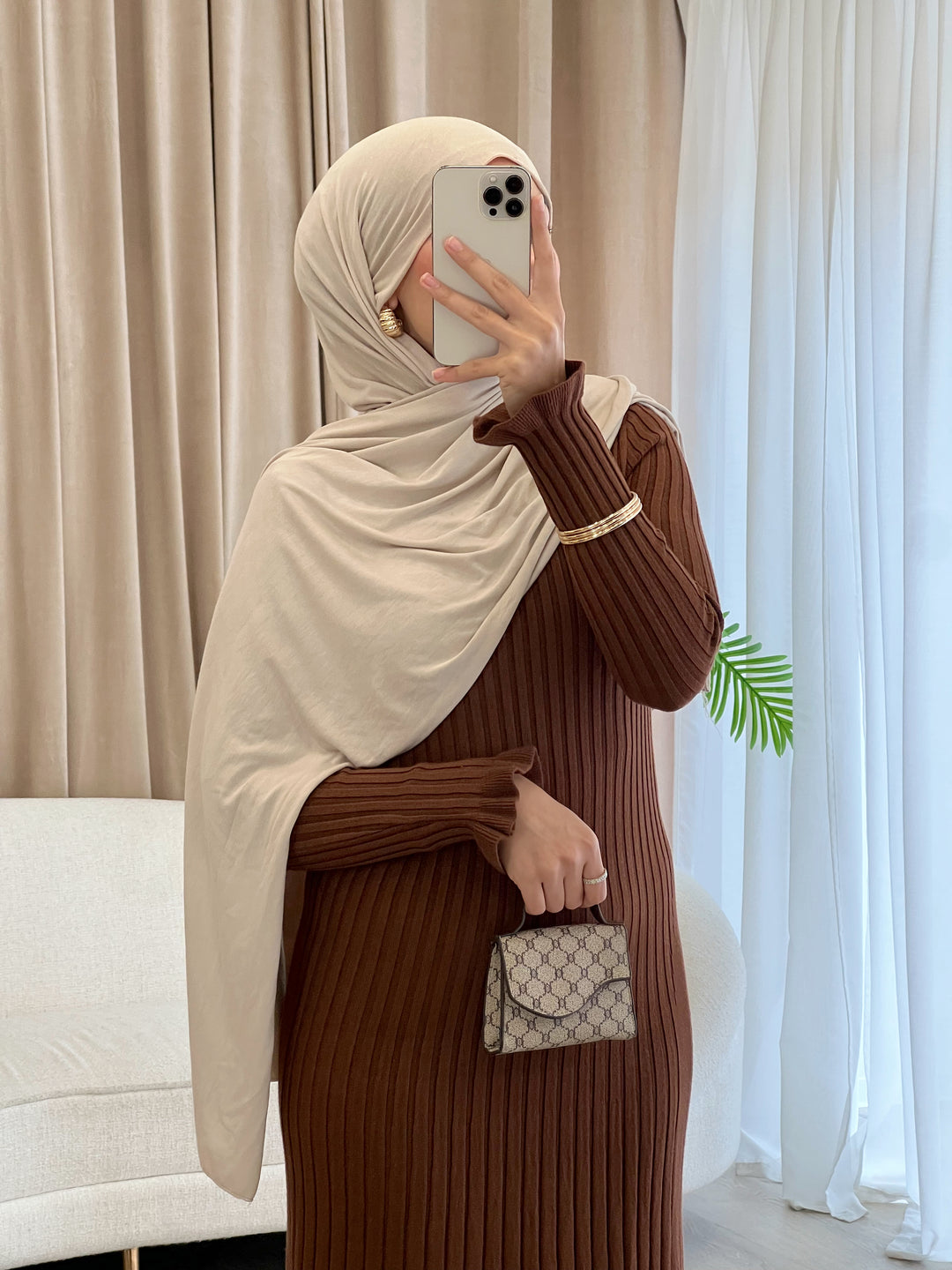 Jolie Kleid in Brown