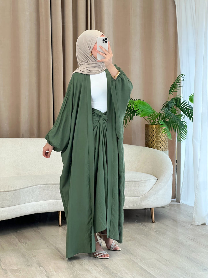 Noura Set in Olive