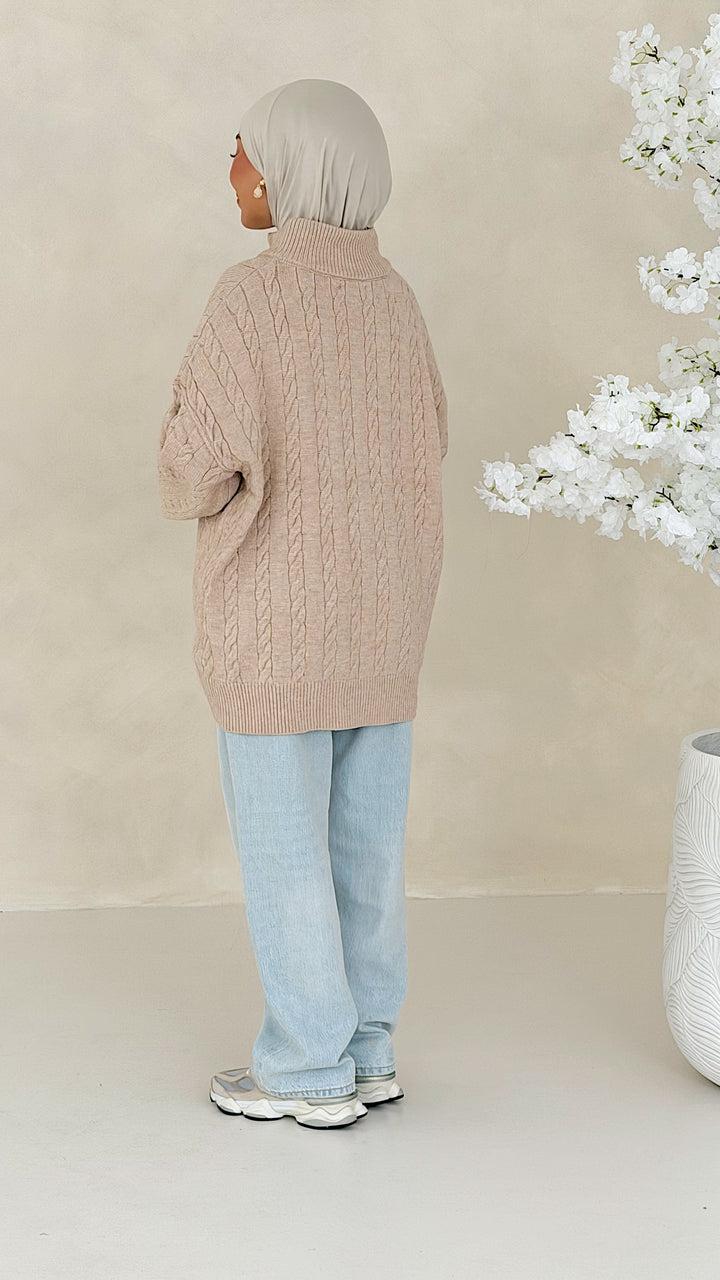 Nelia Zopfstrick Cardigan