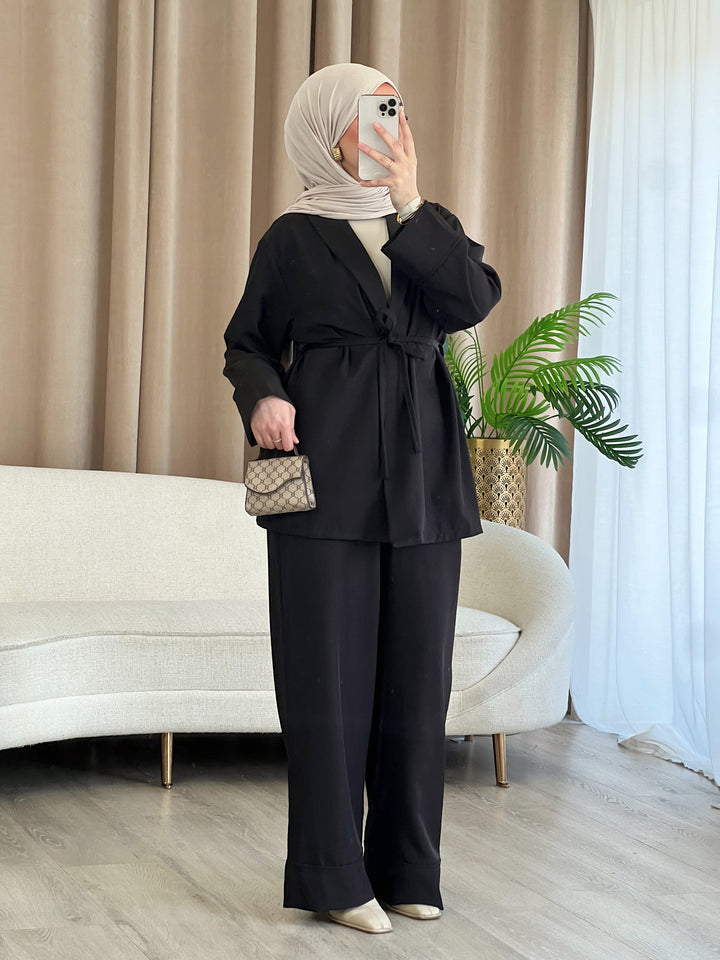 Dina Set in Schwarz