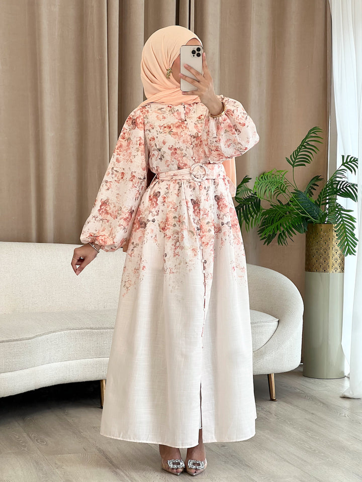 Camélia Kleid mit Blumenmuster