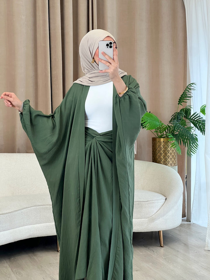 Noura Set in Olive