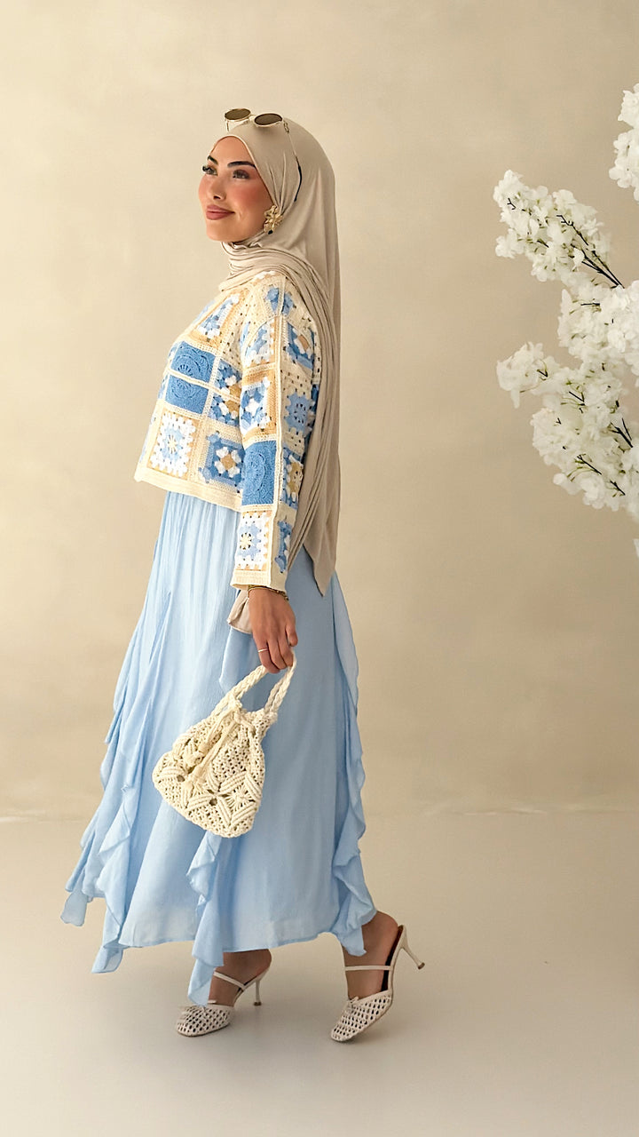 Velina Oberteil Blau