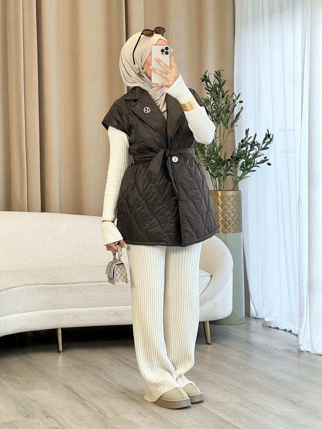 Autumn Puffer-Weste