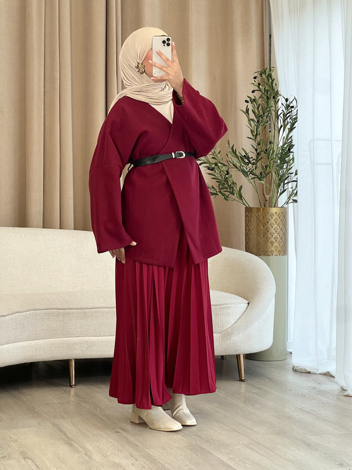 Imani Jacke mit Gürtel