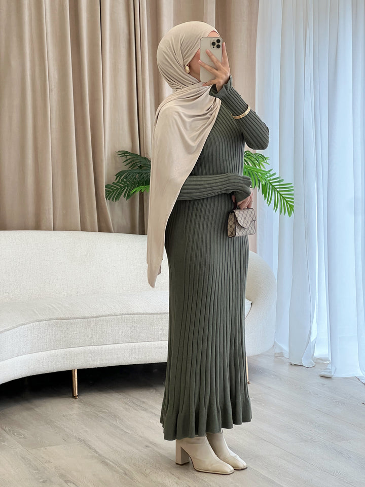 Jolie Kleid in Olive