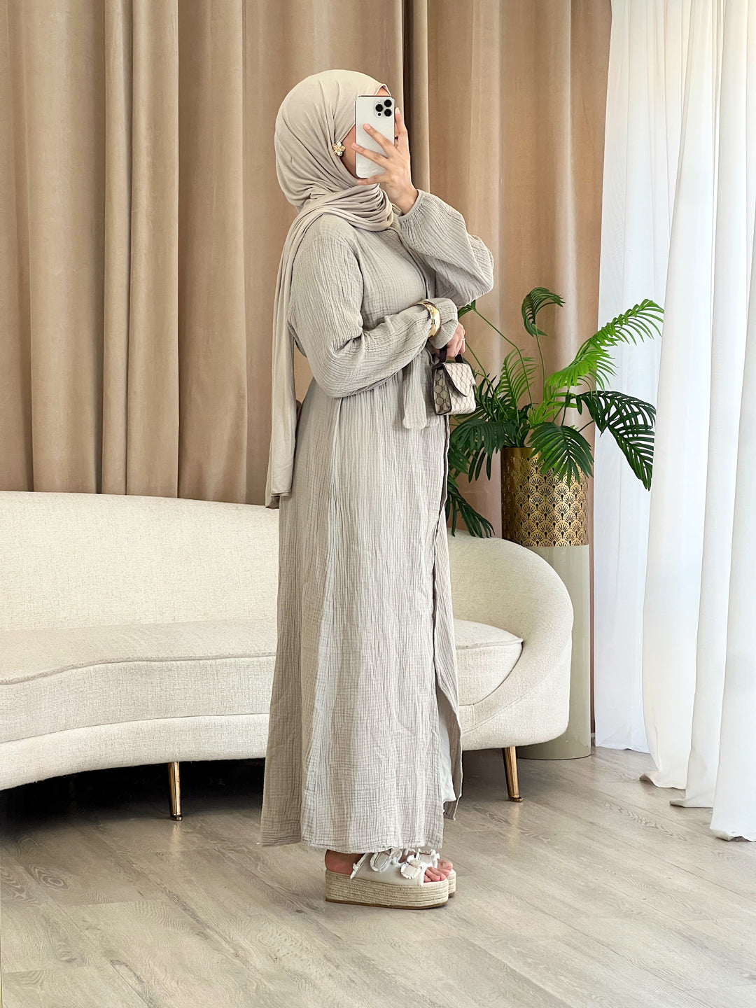 Solea Musselin-Kleid