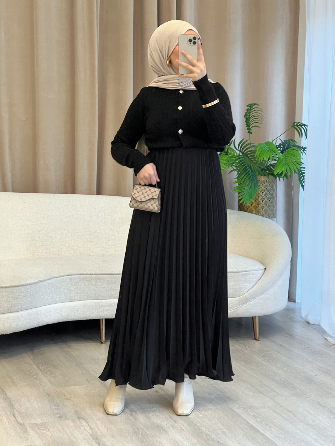 Velia Strickjacke in Schwarz