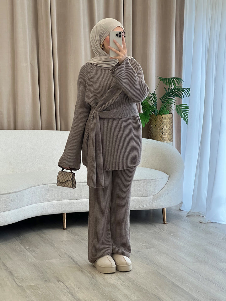 Bell Strickset in Mocha