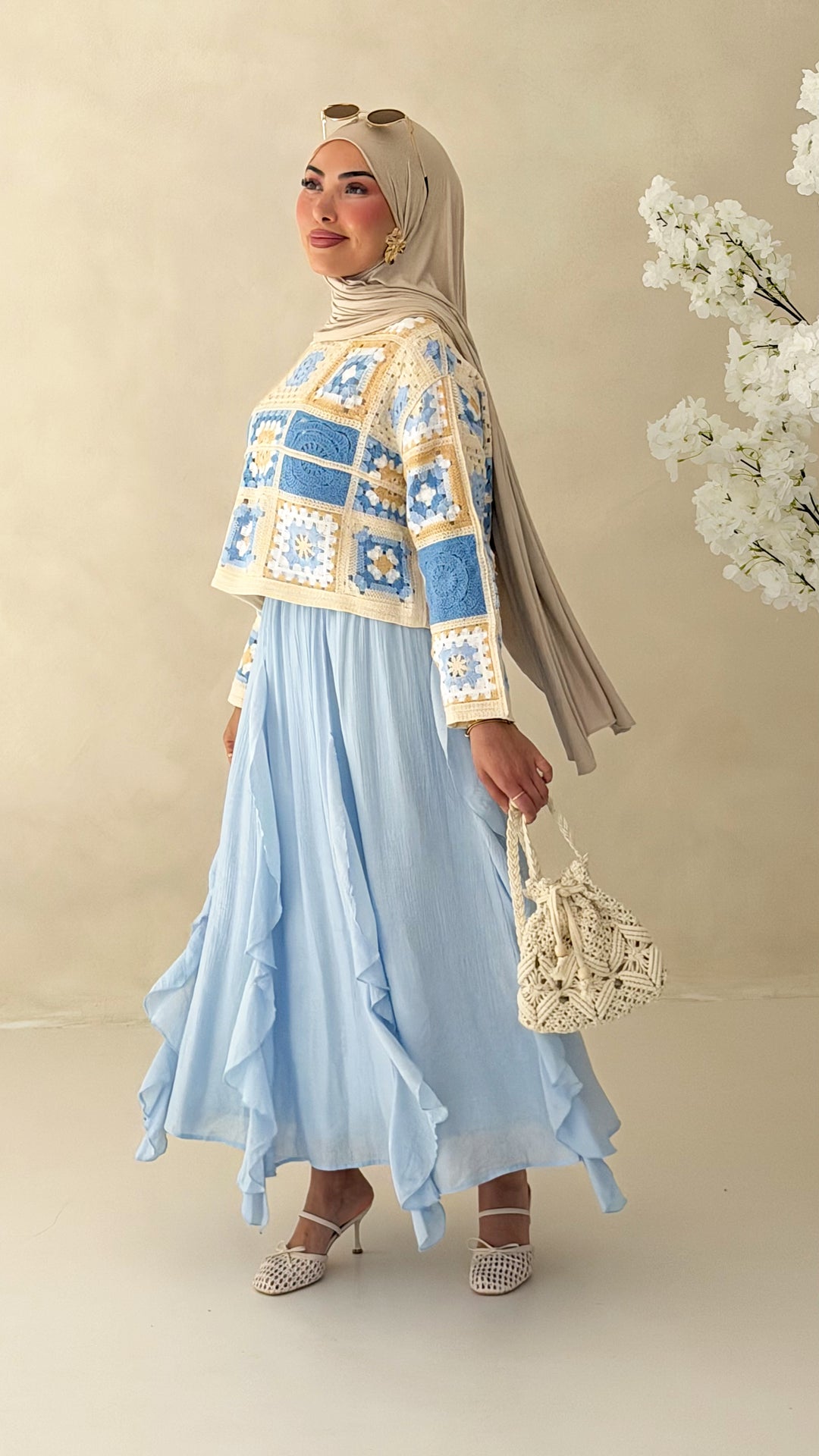 Velina Oberteil Blau