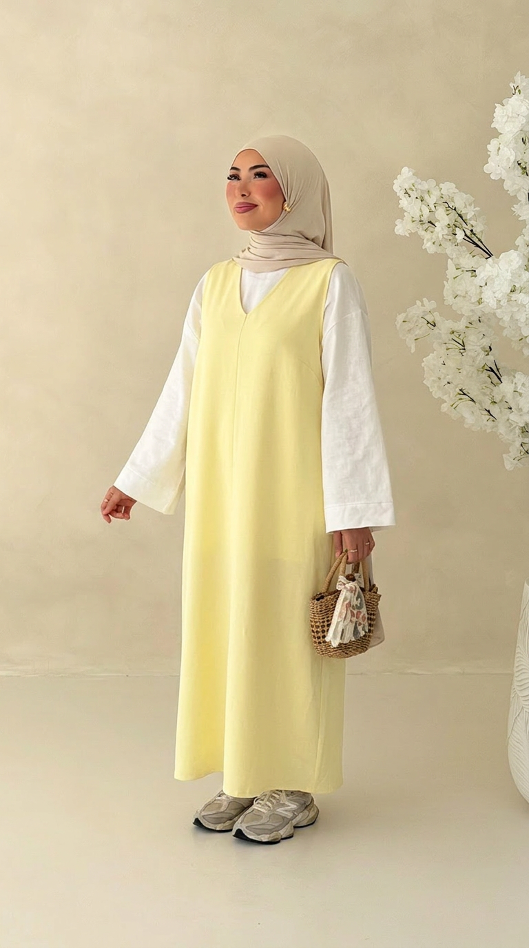 Basic Latz-Kleid