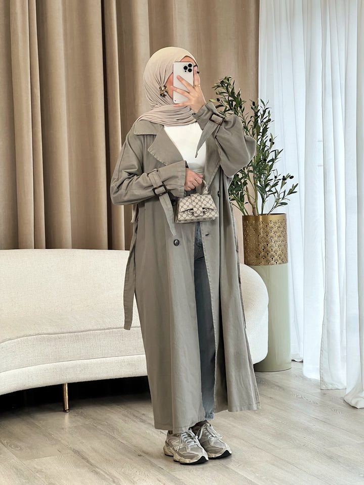 Miri Denim Trenchcoat
