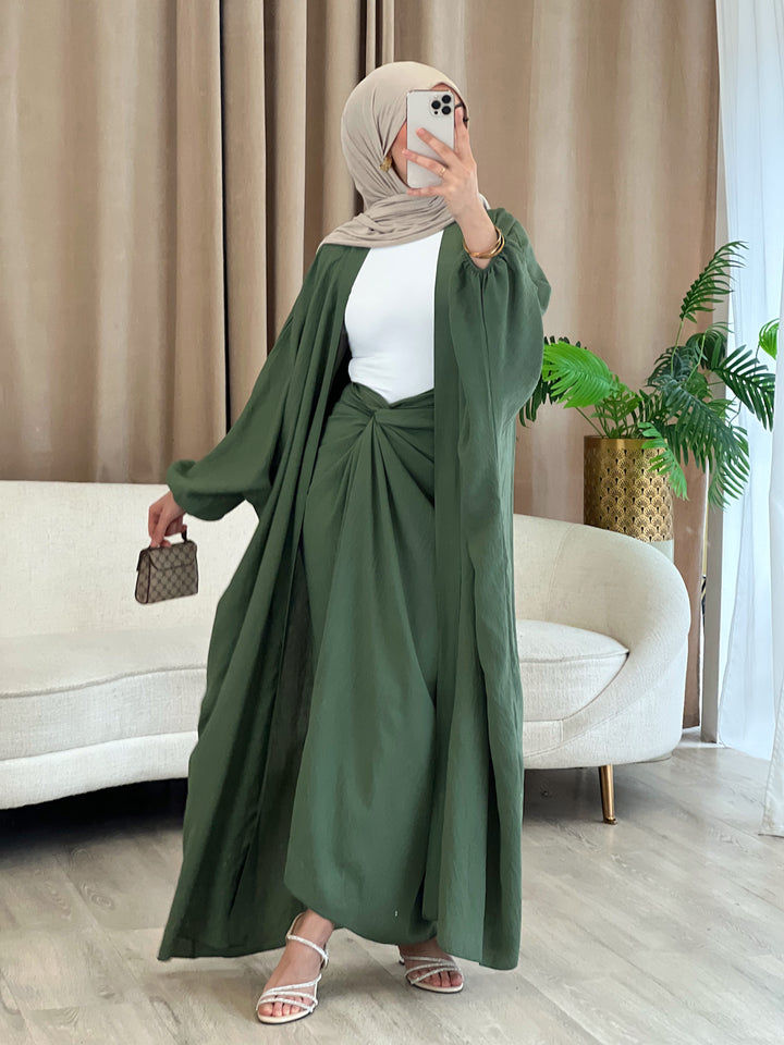 Noura Set in Olive