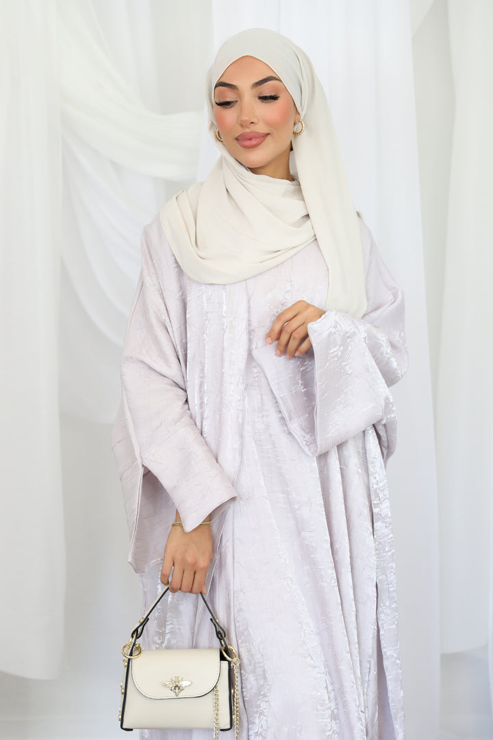 Aseel Abaya Set in Flieder