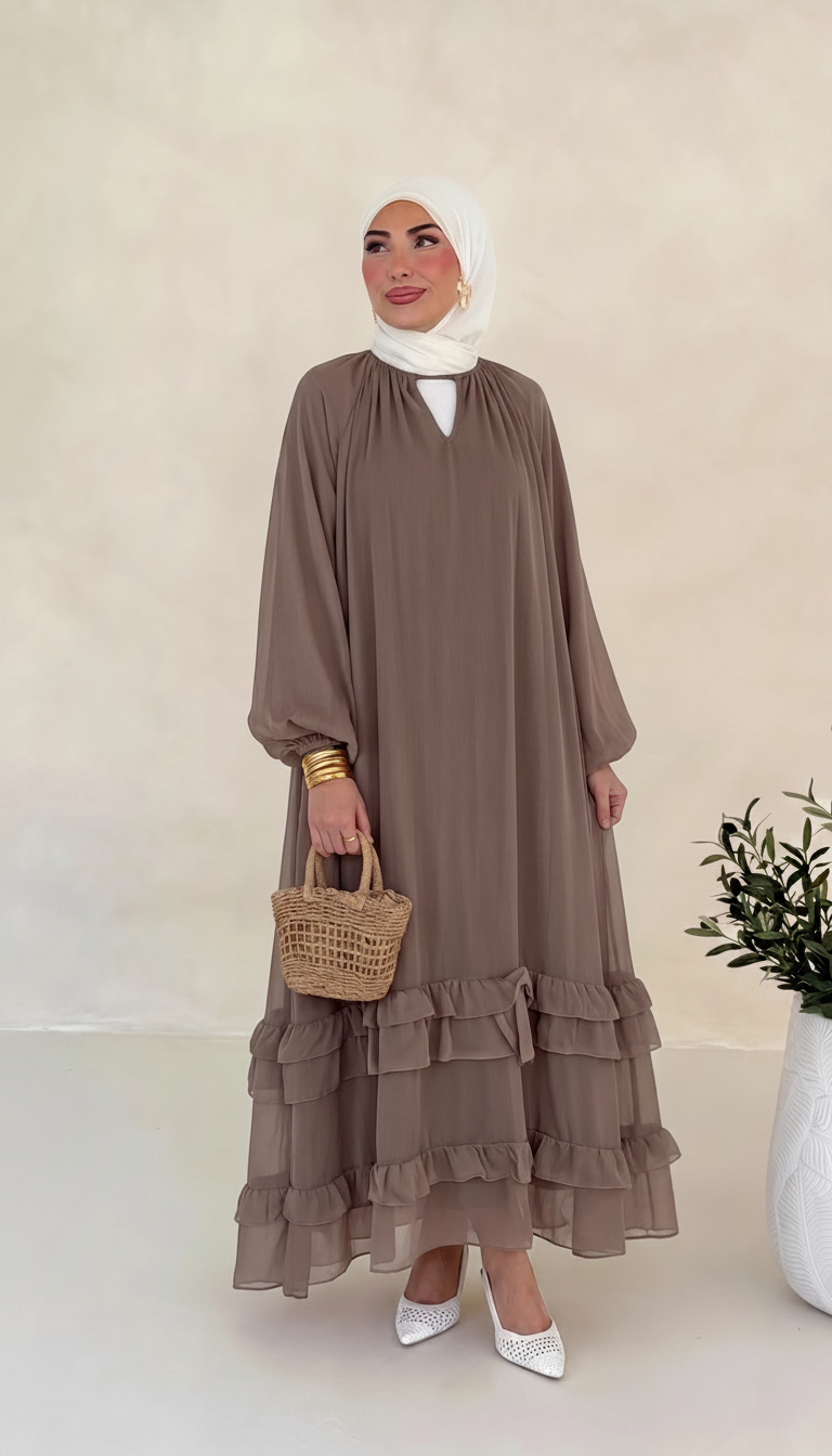 Alya Volant Kleid