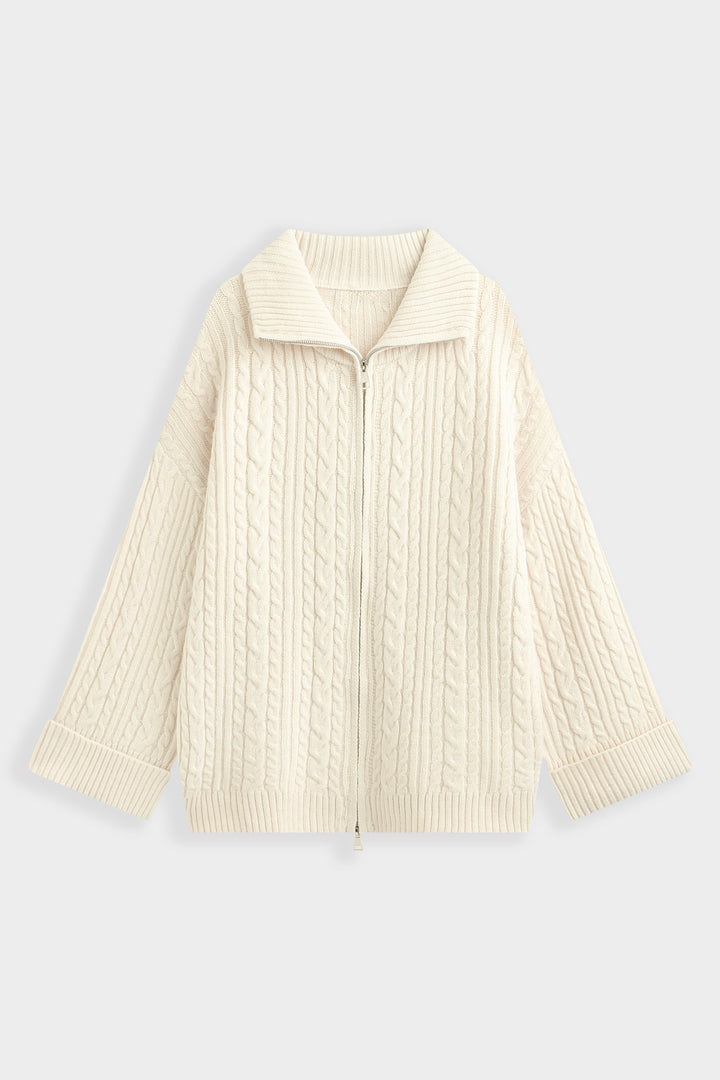 Celine Zip-Cardigan