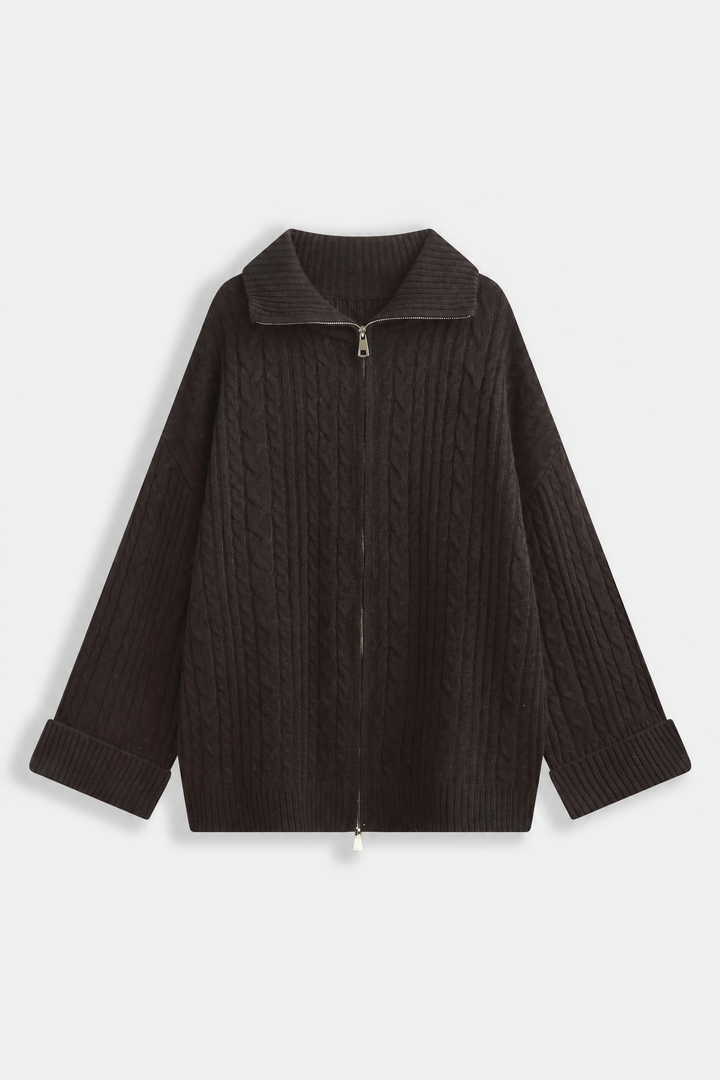 Celine Zip-Cardigan