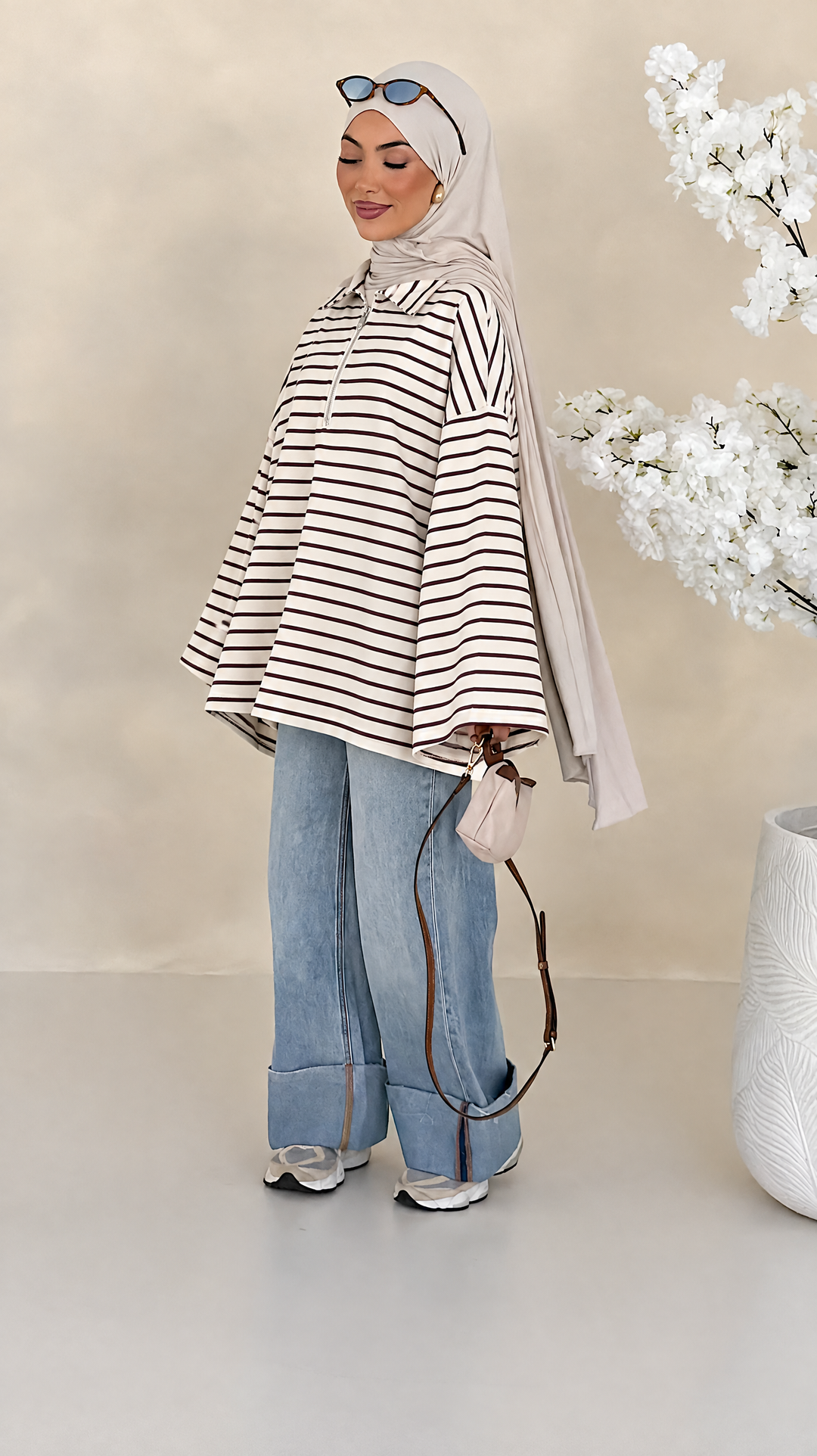 Siena Oversized Zip Pullover