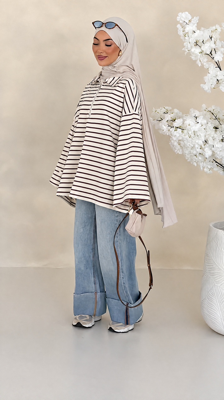 Siena Oversized Zip Pullover