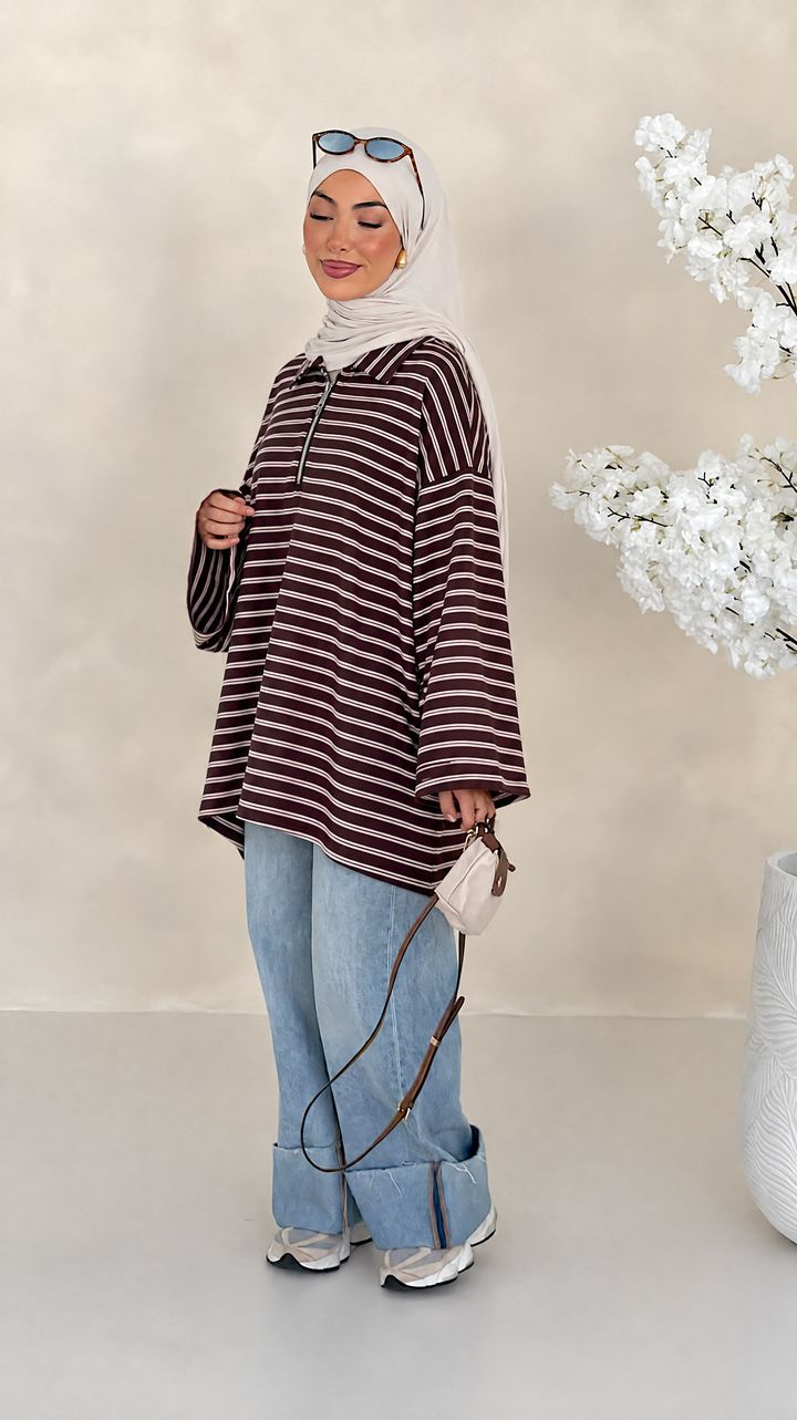 Siena Oversized Zip Pullover